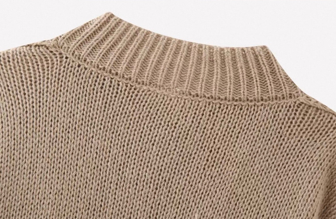 OVERSIZED KNIT CARDIGAN