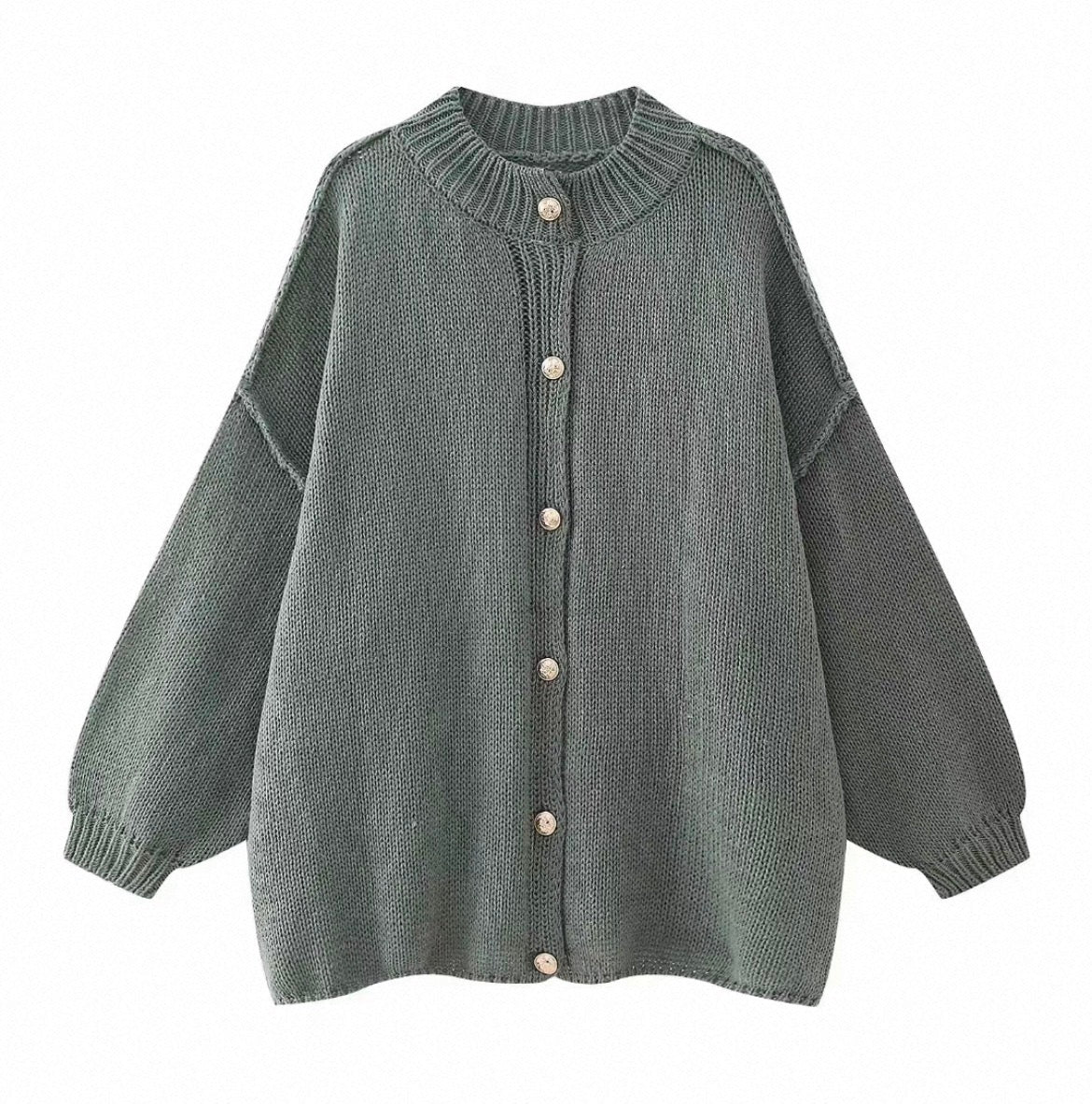 OVERSIZED KNIT CARDIGAN