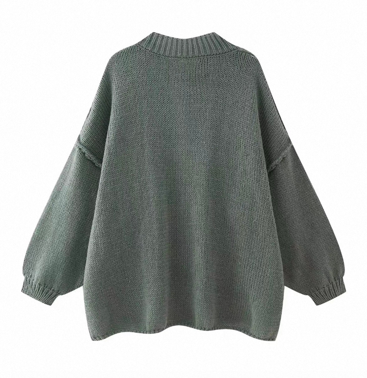 OVERSIZED KNIT CARDIGAN