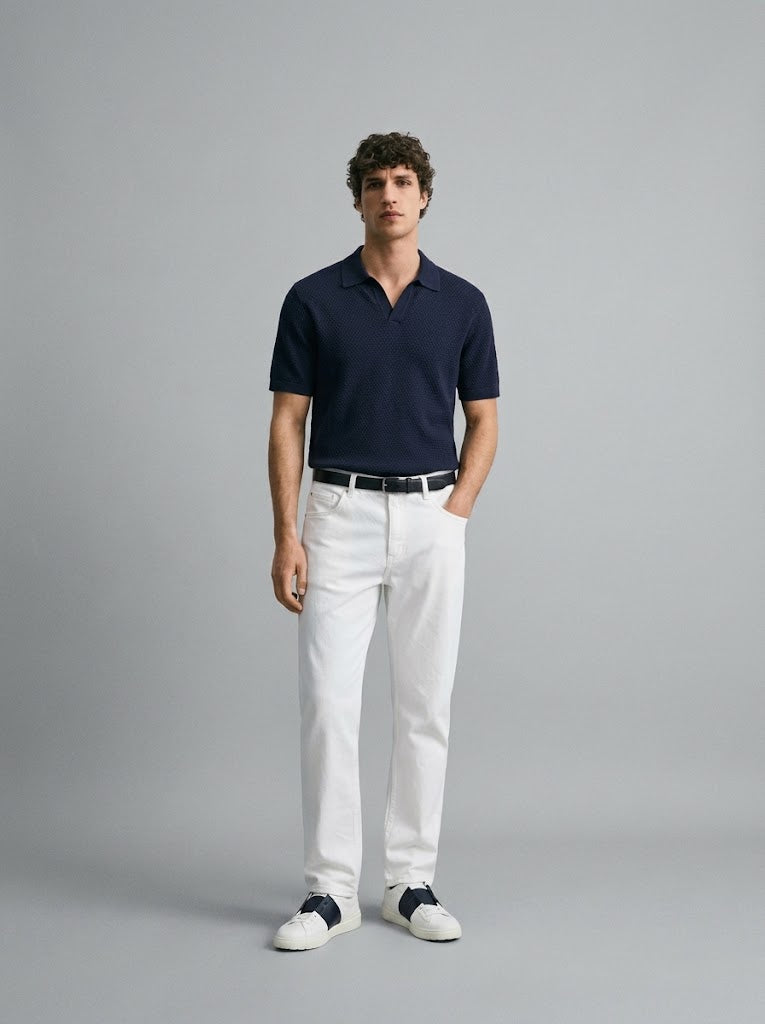 TEXTURED POLO