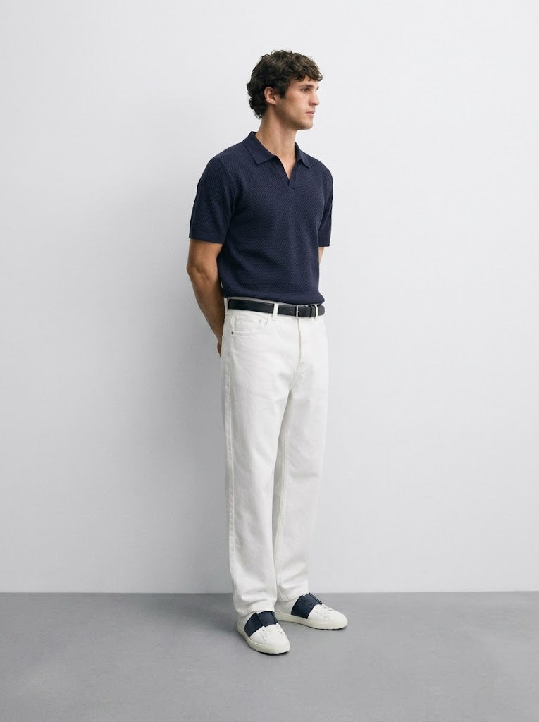TEXTURED POLO